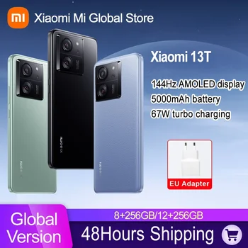 Глобальная версия Xiaomi 13T 5G 50M Камера Большой Экран 144 Гц Высокая Частота обновления IP68 Водонепроницаемый NFC MediaTek Dimensity 8200-Ultra