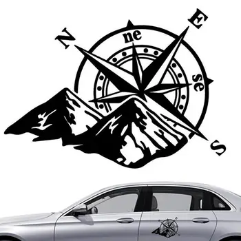 Автомобильные Светоотражающие наклейки с рисунком Горного компаса Самоклеящиеся наклейки для автомобиля своими руками Декор экстерьера автомобиля Наклейка на автомобиль Автоаксессуары