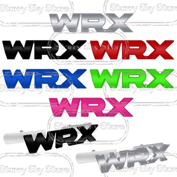 1x Для WRX Sport Решетка радиатора, эмблема автомобиля, металлический значок, логотип, наклейки на кузов, задняя наклейка