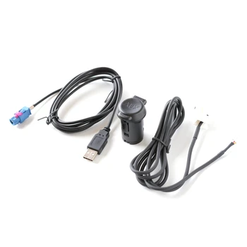 Biurlink RD43 RD45 USB AUX Аудио Кабель Адаптер Для Peugeot 307 407 308 408 508 3008 Для CITROEN C4 Для SEGA DS