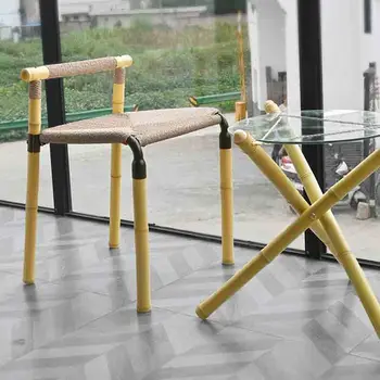 Удобные креативные стулья для гостиной Без Подлокотников Итальянские Расслабляющие Антикварные Стулья для гостиной Дизайнерское Минималистское украшение Sillones
