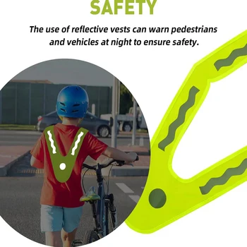 Детский жилет повышенной видимости, защитные жилеты, дышащие жилеты повышенной видимости для бега трусцой, ходьбы на велосипеде для детей 3-6 лет