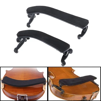 Плечевой упор для скрипки с пластиковой подкладкой, регулируемый для 1/2-4/4 1/8-1/4 черная скрипка Запчасти и аксессуары для скрипки