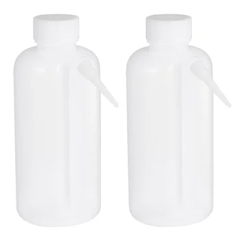2 шт. Боковая бутылка для мытья труб, бутылки для ополаскивания, цельные бутылки для химикатов, моющих пластик