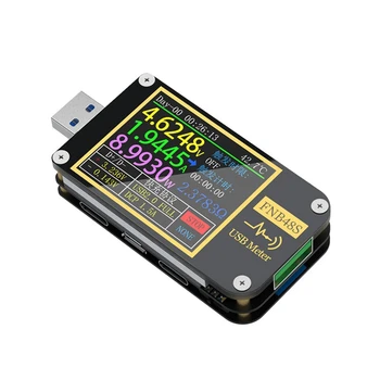 FNB48S USB Тестер емкости напряжения, Измеритель тока, монитор, Анализатор мощности, Инструменты для тестирования Без