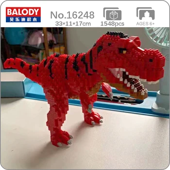 Balody 16248 Динозавр юрского периода Торвозавр Животное Монстр DIY Мини Алмазные блоки Кирпичи Строительная игрушка для детей без коробки