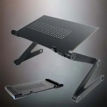 Регулируемый Складной Компьютерный Стол Подставка для ноутбука для телевизора кровать ПК Подставка для стола для ноутбука из алюминиевого сплава Многофункциональный Lapdesk
