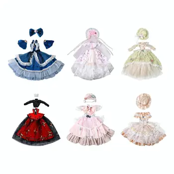60 см Кукольное платье для девочки из мягкой ткани, кукольная одежда, платье для куклы 24 дюйма в стиле ретро