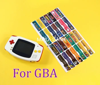 1 комплект фирменного дизайна для Nintendo Gameboy Advance Label Наклейка-наклейка для задней бирки консоли GBA
