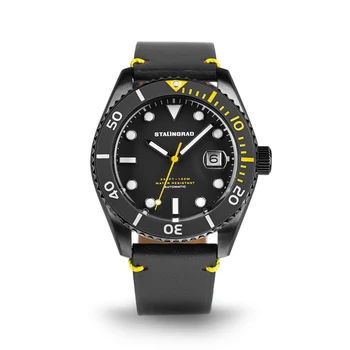 Мужские модные автоматические часы 100-метровый водонепроницаемый календарь C3, светящиеся спортивные военные механические наручные часы, прямая поставка Reloj