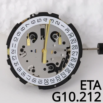 Швейцарский ETA Механизм G10.212 Кварцевый механизм 6Hands G10212 Замена часового механизма G10.211 Ремонт запасных частей