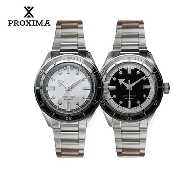 Proxima PX1711 39 мм Новые Мужские Автоматические Механические Часы Модные Спортивные Сапфировый Дисплей Задняя крышка Стекло PT5000 BGW9 Reloj Hombre