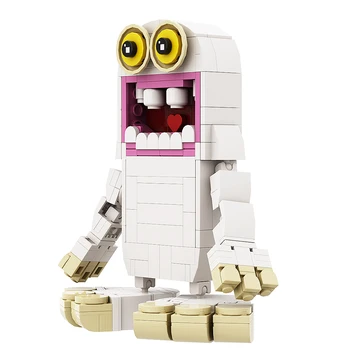 Игровые персонажи Gobricks Мои Поющие монстры Строительные блоки Brickheadzs Концерт ужасных монстров Furcorn Детские кирпичные игрушки