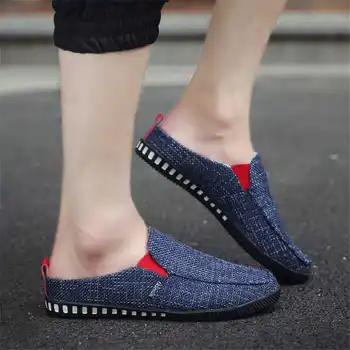 Без задника Темные туфли 37 Вулканизировать Купить летние кроссовки для мужчин Красные ботинки для мужчин Sports Luxus Particular