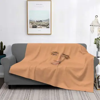 Одеяло Николаса Кейджа в полный рост, покрывало для кровати, плед с рисунком аниме, одеяло с капюшоном, хлопковое постельное белье