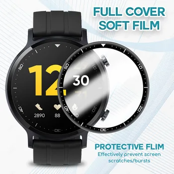 5 ШТ. Защитная пленка с полным покрытием для экрана Realme Watch S Pro, аксессуар для смарт-часов Flex Soft Film (без стекла)