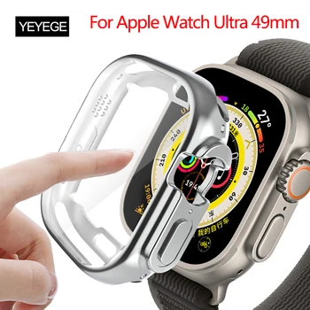 Защитный чехол для Apple Watch Ultra 49 мм TPU Watch Cover Shell для Apple Watch серии 8 7 41 мм 45 мм / iWatch Ultra 49 мм