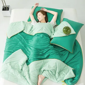 Летнее прохладное стеганое одеяло, тонкое стеганое одеяло, которое можно стирать в машине, для свежего и легкого сна летом