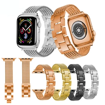 Ремешок Apple Watch 42 мм 44 мм 45 мм 49 мм 38 мм 40 мм, ремешок iWatch из нержавеющей стали для Apple Watch Ultra / Series 8/7/6/5/4/3/2/1 / SE / SE2