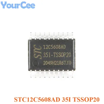 STC12C5608AD-35I-TSSOP20 Однокристальный микрокомпьютер 1T 8051 Усовершенствованный микроконтроллер MCU Micro Computer Controller ISP IAP