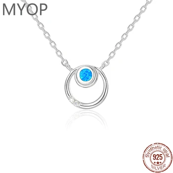 Кольцо MYOP с ритуальным ощущением великолепного настроения мечты, серебряное ожерелье с опалом премиум-класса 925 пробы