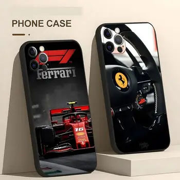 Роскошный Спортивный Автомобиль Ferraris Mousepad 2023 Для iPhone 15 14 12 13 11 Pro Max Mini X XR XS Max 7 8 Plus С Черным Силиконовым Покрытием