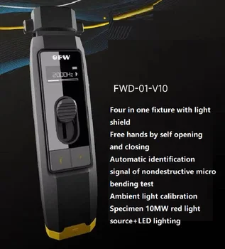 OFW Mini Li-battery Заряжаемый Идентификатор Оптического Волокна Live Fiber Detector VFL 10 МВт Визуальный Локатор Неисправностей LED Light FTTH