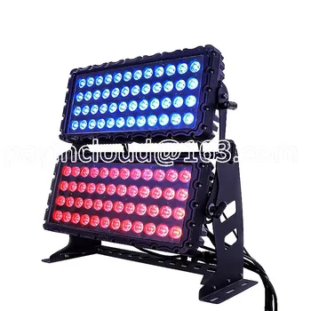 RGB 96 * 10 Вт УФ Светодиодный прожектор для сцены Ip65 Наружный водонепроницаемый настенный светильник-омыватель