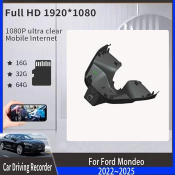 Автомобильный DVD Для Ford Mondeo Taurus 2025 2024 2023 2022 Plug Dashcam Voor Плееры Дорожный Рекордер Камера Dash Cam WIFI Автомобильные Аксессуары