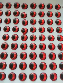 4мм 5мм 6мм 7мм 8мм 9мм 10мм 12мм Овальной Формы Зрачок Красный 3D Мягкая Голографическая Приманка Глаза Брови Мушки Джиги Ремесла Воблеры