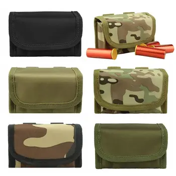 Многоцветная сумка для боеприпасов, износостойкая нейлоновая поясная сумка, тактический держатель для патронов на 10 патронов для Molle Outdoors