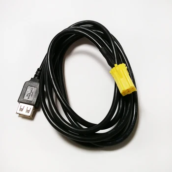 Biurlink Car MINI ISO 6Pin Разъем ISO штекер USB кабель адаптер для Alfa Romeo Fiat Grande Punto