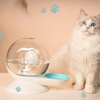 Новый фонтанчик для кошек с улитками, автоматический дозатор воды для кошек и собак, поилки для кошек большой емкости, товары для домашних животных