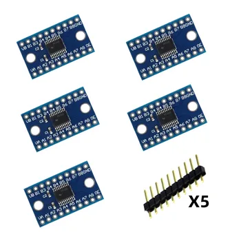 5шт TXS0108E 8-канальный преобразователь логического уровня Двунаправленный высокоскоростной дуплексный переключатель 3,3 В 5 В для Arduino