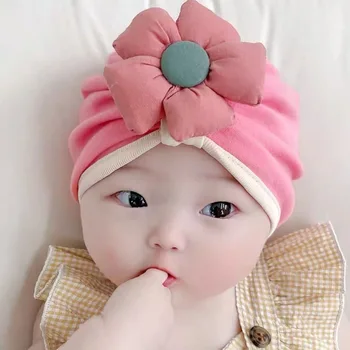 Детская шапочка весенне-летняя хлопковая мужская и женская одежда для младенцев, милая, супер милая шапочка для новорожденных, детский капюшон