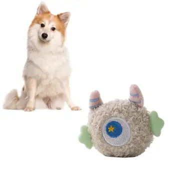 Жевательная игрушка для домашних животных, Скрипучая игрушка для собак, Мультяшная форма, мягкая эластичная жевательная игрушка для снятия усталости, развлечения собак, вызывающий дизайн