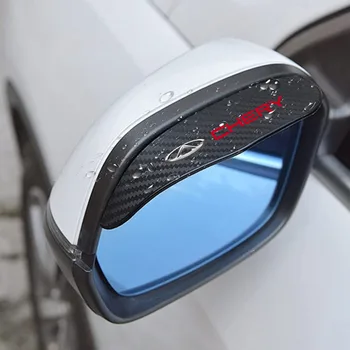 2шт наклейка на Зеркало заднего вида автомобиля дождь уплотнитель для бровей автозеркало для Chery Tiggo 8 7 6 4 3 5x Pro Arrizo Omoda 5 FX Fulwi