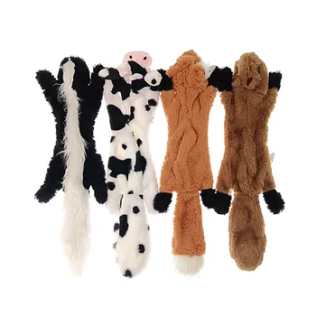 2022 Новые милые плюшевые игрушки пищащий питомец волк кролик плюшевая игрушка для животных собака жует скрипучий свист задействованы игрушки для белок и собак