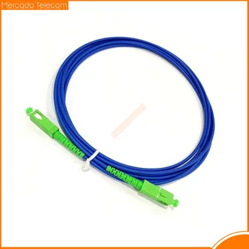 Бронированный соединительный кабель SC APC длиной 1 м, оптоволоконный соединительный кабель LC APC, оптическая перемычка SC UPC, FTTH симплексный однорежимный ПВХ