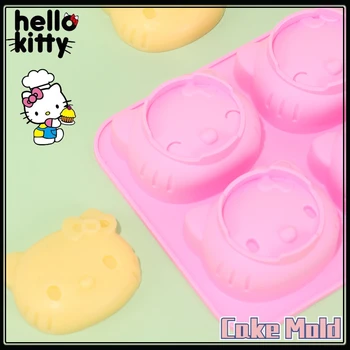 Форма для торта Hello Kitty, креативная форма для шоколада, форма для выпечки хлеба, форма для торта с антипригарным покрытием, форма для выпечки своими руками, инструменты для приготовления десертов