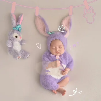 Фотография новорожденного в полнолуние с детской одеждой, 100-дневная фотография детской одежды
